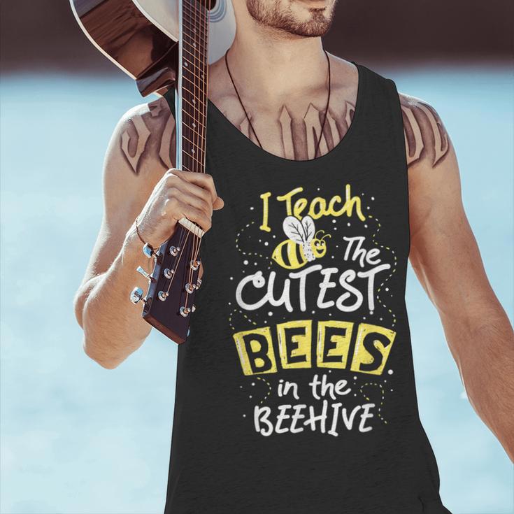 I Teach The Cutest Bees In The Beehive Kindergarten Teacher Men Tank Top, gift for family, gift for coworker I Teach The Cutest Bees In The Beehive Kindergarten Teacher Men Tank Top, gift for family, gift for coworker