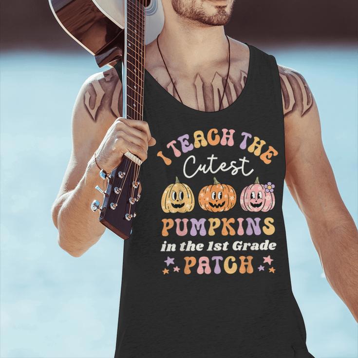 I Teach The Cutest Pumpkins In The Patch 1st Grade Teacher For Men Women Kids Men Tank Top, gift for family, gift for coworker I Teach The Cutest Pumpkins In The Patch 1st Grade Teacher For Men Women Kids Men Tank Top, gift for family, gift for coworker
