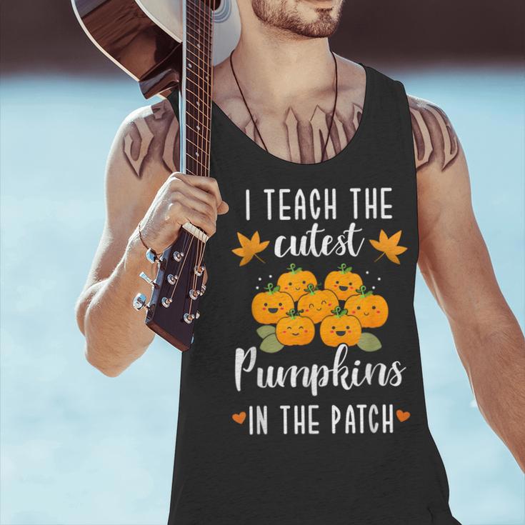 I Teach The Cutest Pumpkins In The Patch Halloween Teacher Men Tank Top, gift for family, gift for coworker I Teach The Cutest Pumpkins In The Patch Halloween Teacher Men Tank Top, gift for family, gift for coworker