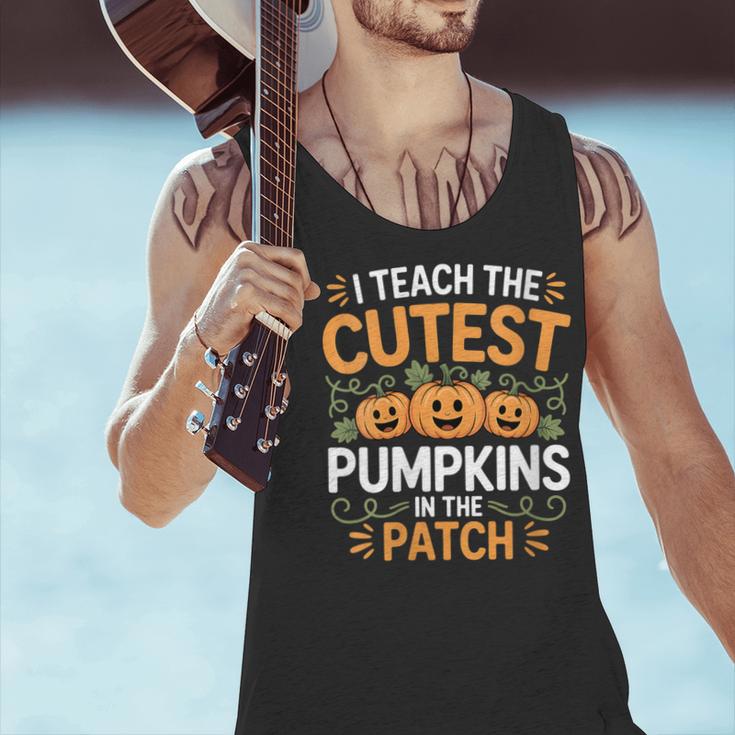 I Teach The Cutest Pumpkins In The Patch Halloween Teacher Men Tank Top, gift for family, gift for coworker I Teach The Cutest Pumpkins In The Patch Halloween Teacher Men Tank Top, gift for family, gift for coworker