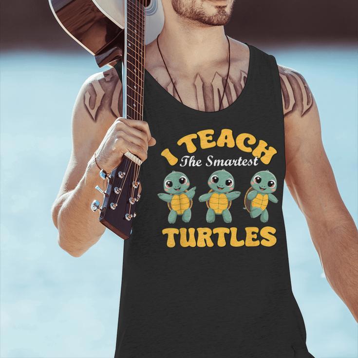 I Teach The Smartest Turtles Thanksgiving Proud Teacher Job Men Tank Top, gift for family, gift for coworker I Teach The Smartest Turtles Thanksgiving Proud Teacher Job Men Tank Top, gift for family, gift for coworker