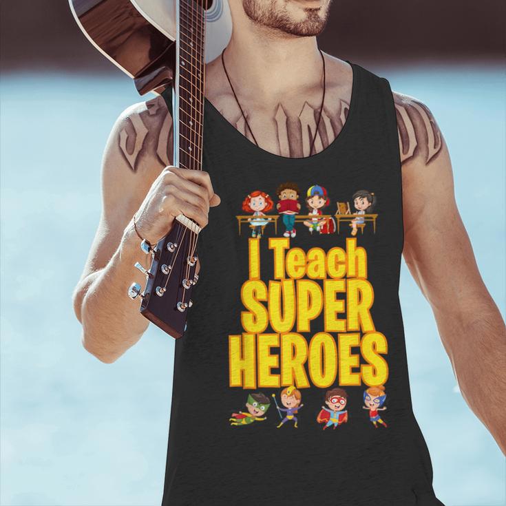 I Teach Super Heroes Comic Book Hero Teacher School Men Tank Top, Super Teacher Tank Tops, gift for family, gift for coworker I Teach Super Heroes Comic Book Hero Teacher School Men Tank Top, Super Teacher Tank Tops, gift for family, gift for coworker