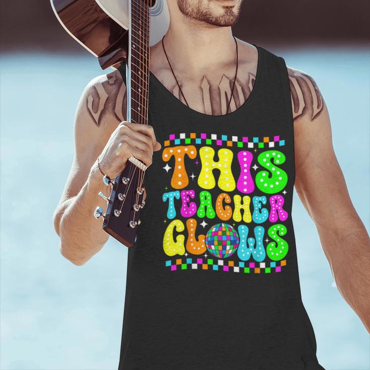 This Teacher 80s 90s Teachers's Day Glows Last Day Of School Men Tank Top, 90s Teacher Tank Tops, gift for family, gift for coworker This Teacher 80s 90s Teachers's Day Glows Last Day Of School Men Tank Top, 90s Teacher Tank Tops, gift for family, gift for coworker
