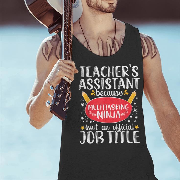 Teacher Assistant Teaching School Ninja Appreciation Men Tank Top, gift for family, gift for coworker