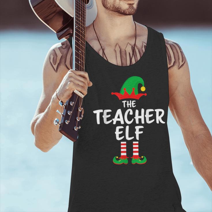 The Teacher Elf Matching Family Christmas Men Tank Top, gift for family, gift for coworker The Teacher Elf Matching Family Christmas Men Tank Top, gift for family, gift for coworker