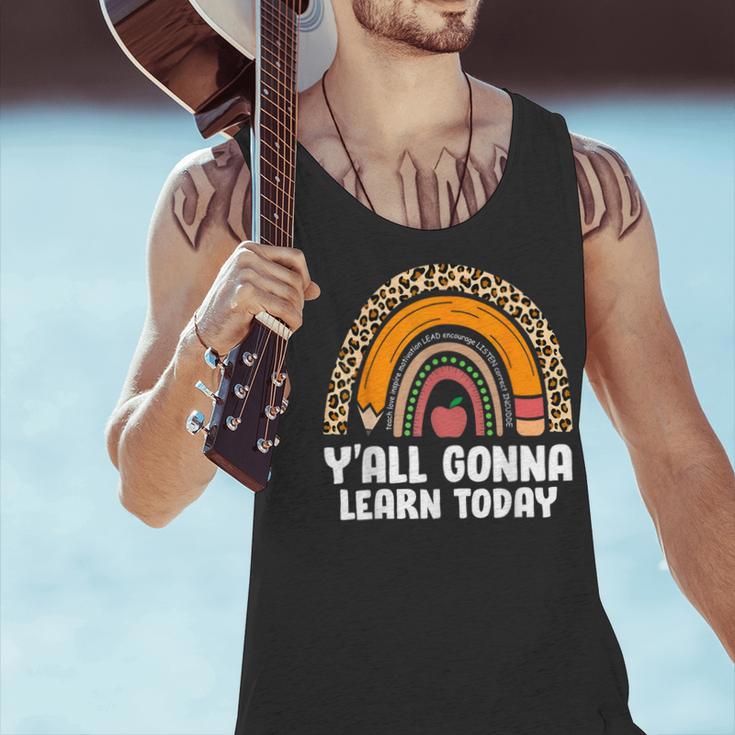 Teacher First Day Of School Y'All Gonna Learn Today Men Tank Top, gift for family, gift for coworker Teacher First Day Of School Y'All Gonna Learn Today Men Tank Top, gift for family, gift for coworker