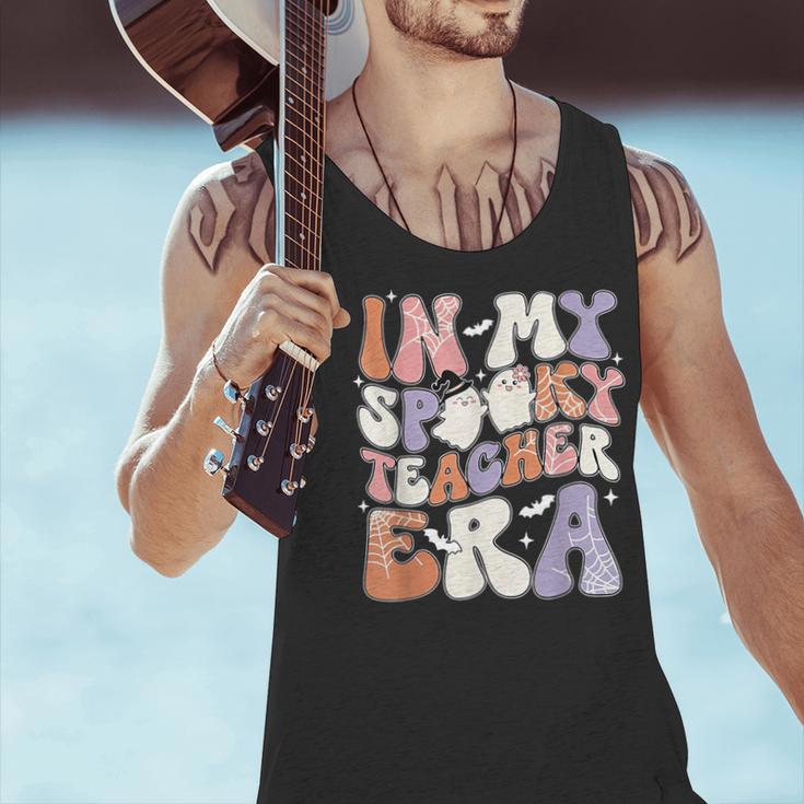 Teacher Halloween In My Spooky Teacher Era Retro Groovy Men Tank Top, Groovy Teacher Tank Tops, gift for family, gift for coworker Teacher Halloween In My Spooky Teacher Era Retro Groovy Men Tank Top, Groovy Teacher Tank Tops, gift for family, gift for coworker