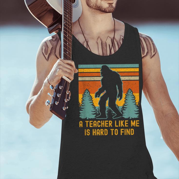 A Teacher Like Me Is Hard To Find Bigfoot Teacher Men Tank Top, gift for family, gift for coworker