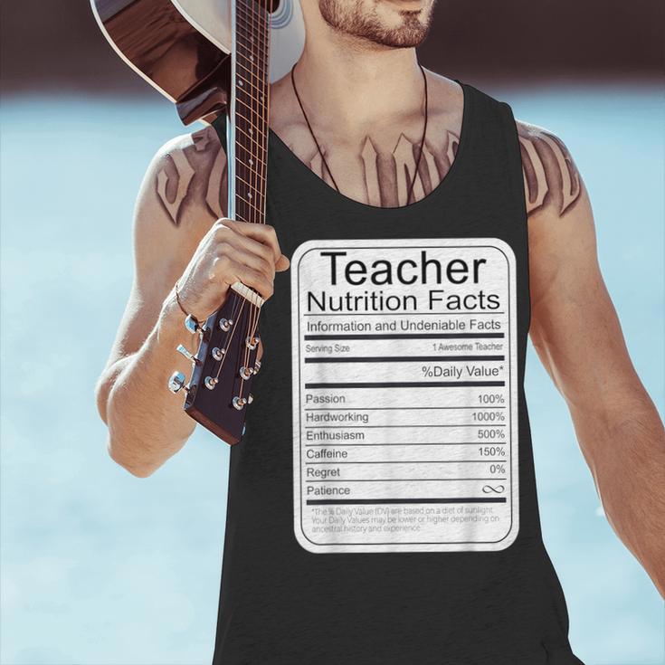 Teacher Nutrition Facts Teachers Nutritional Fact Men Tank Top, gift for family, gift for coworker Teacher Nutrition Facts Teachers Nutritional Fact Men Tank Top, gift for family, gift for coworker