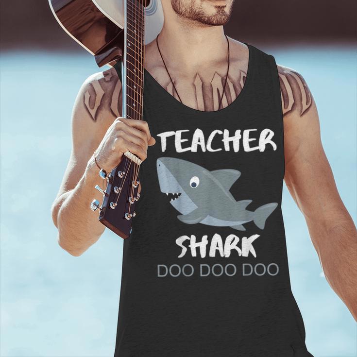 Teacher Shark Shirt Christmas Idea For Him Her Men Tank Top, gift for family, gift for coworker