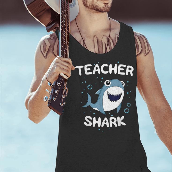Teacher Shark Teaching Back To School Kindergarten Men Tank Top, gift for family, gift for coworker Teacher Shark Teaching Back To School Kindergarten Men Tank Top, gift for family, gift for coworker