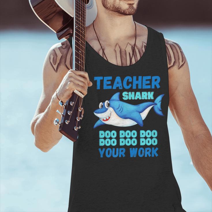 Teacher Shark Do Your Work Men Tank Top, gift for family, gift for coworker Teacher Shark Do Your Work Men Tank Top, gift for family, gift for coworker