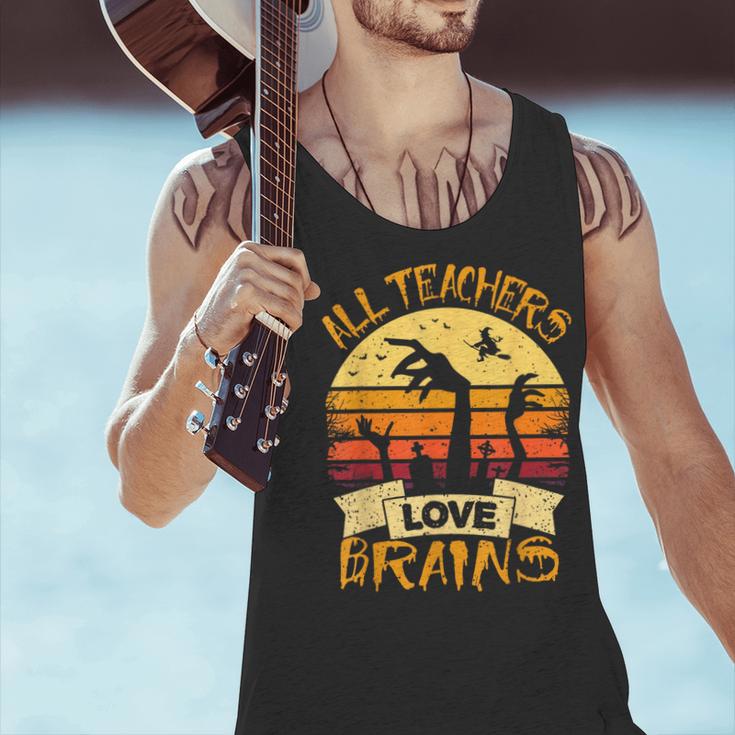 Teacher Shirt All Teachers Love Brains Halloween Men Women Men Tank Top, gift for family, gift for coworker Teacher Shirt All Teachers Love Brains Halloween Men Women Men Tank Top, gift for family, gift for coworker