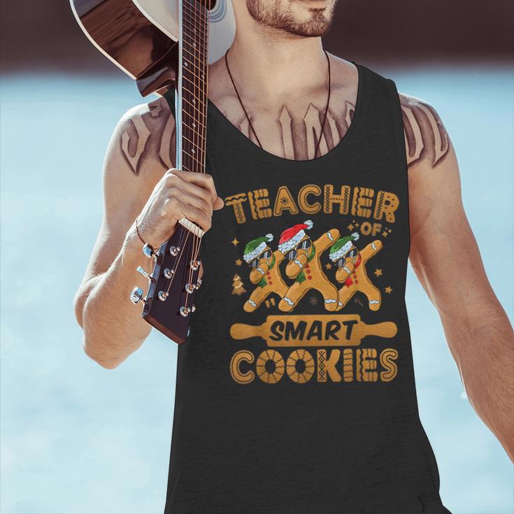 Teacher Of Smart Cookies Gingerbread Christmas Teacher Men Tank Top, gift for family, gift for coworker