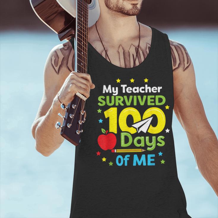 My Teacher Survived 100 Days Of Me Men Tank Top, gift for family, gift for coworker