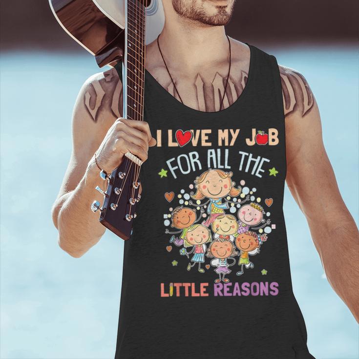Teacher Teaching I Love My Job For All The Little Reasons Men Tank Top, gift for family, gift for coworker Teacher Teaching I Love My Job For All The Little Reasons Men Tank Top, gift for family, gift for coworker