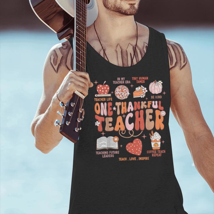 Teacher Thanksgiving Shirt Women One Thankful Teacher Fall Men Tank Top, gift for family, gift for coworker Teacher Thanksgiving Shirt Women One Thankful Teacher Fall Men Tank Top, gift for family, gift for coworker