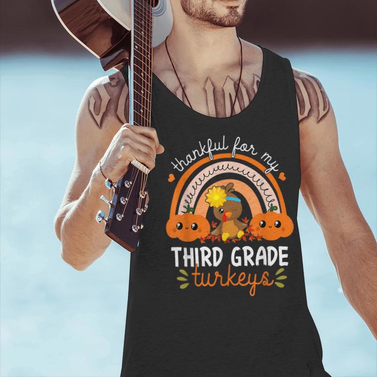 Teacher Thanksgiving Thankful For My Third Grade Turkeys Men Tank Top, gift for family, gift for coworker Teacher Thanksgiving Thankful For My Third Grade Turkeys Men Tank Top, gift for family, gift for coworker