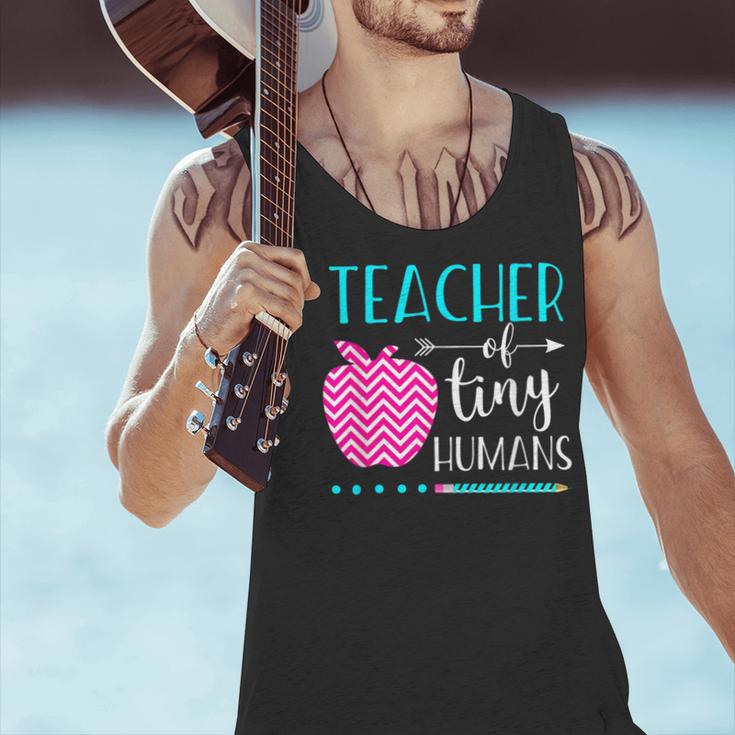 Teacher Of Tiny Humans Preschool Pre K Kindergarten Teacher Men Tank Top, gift for family, gift for coworker