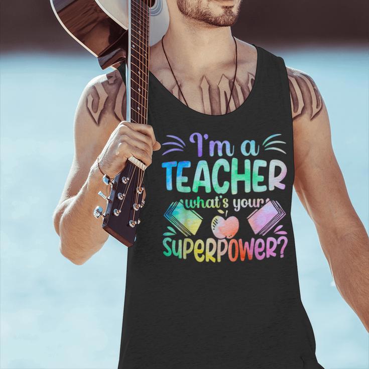 Im A Teacher Whats Your Superpower Teaching Professional Men Tank Top, gift for family, gift for coworker Im A Teacher Whats Your Superpower Teaching Professional Men Tank Top, gift for family, gift for coworker