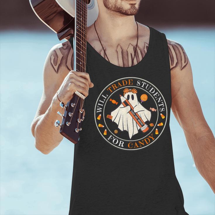 Teacher Will Trade Students For Candy Easy Halloween Costume Men Tank Top, gift for family, gift for coworker Teacher Will Trade Students For Candy Easy Halloween Costume Men Tank Top, gift for family, gift for coworker