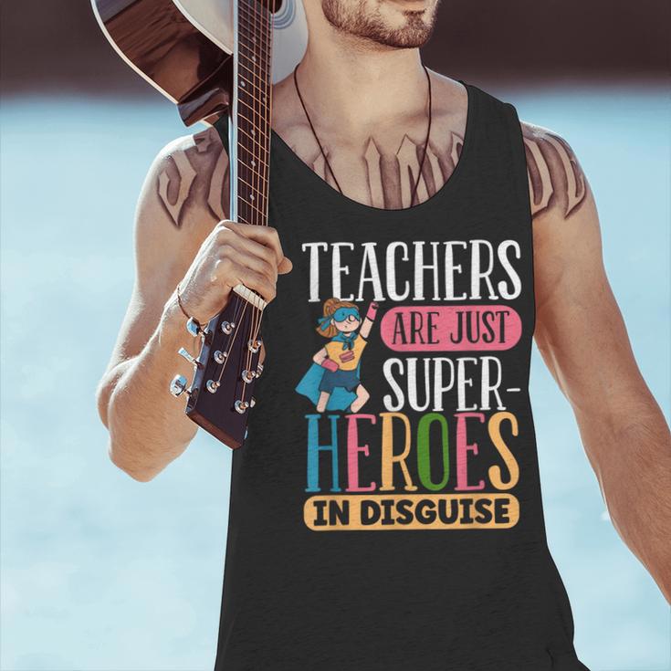 Teachers Are Just Superheroes In Disguise Back To School Men Tank Top, gift for family, gift for coworker Teachers Are Just Superheroes In Disguise Back To School Men Tank Top, gift for family, gift for coworker