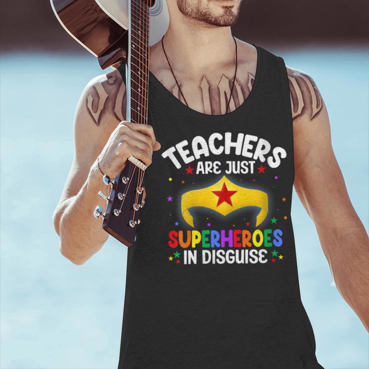 Teachers Are Just Superheroes In Disguise School Women Men Men Tank Top, gift for family, gift for coworker Teachers Are Just Superheroes In Disguise School Women Men Men Tank Top, gift for family, gift for coworker