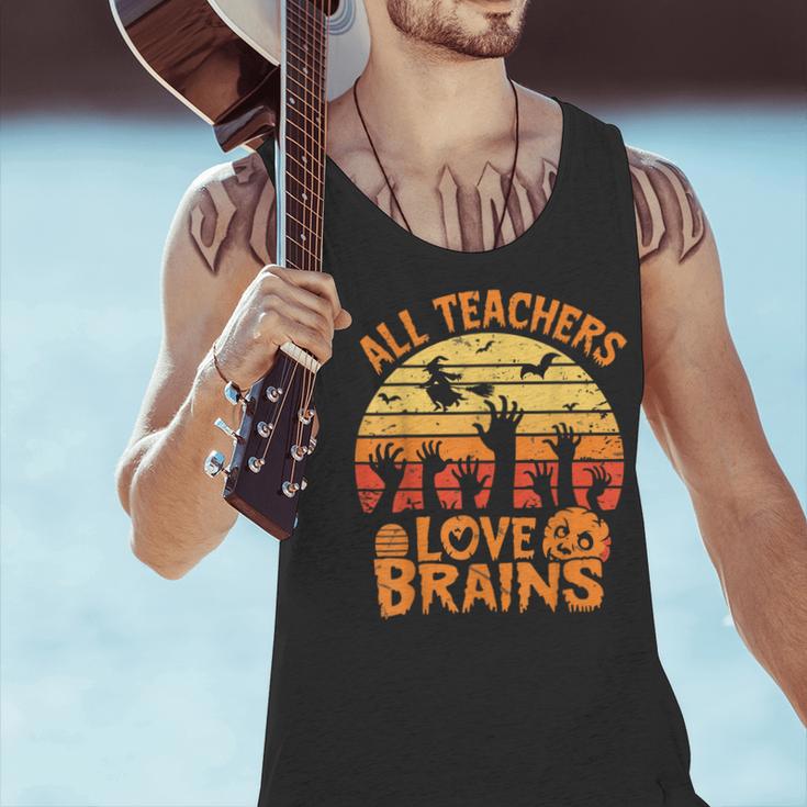 All Teachers Love Brains Teachers Halloween Teacher Men Tank Top, gift for family, gift for coworker All Teachers Love Brains Teachers Halloween Teacher Men Tank Top, gift for family, gift for coworker
