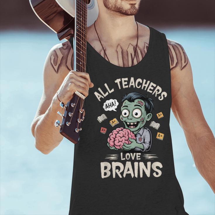 Teachers Love Brains Tee-Shirt Men Women Halloween Teacher Men Tank Top, gift for family, gift for coworker Teachers Love Brains Tee-Shirt Men Women Halloween Teacher Men Tank Top, gift for family, gift for coworker