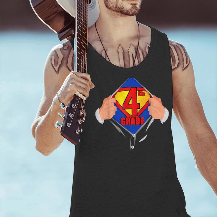Teachers Are Superheroes 4th Grade Super Teacher Staff Men Women Men Tank Top, Super Teacher Tank Tops, 4th Grade Teacher Tank Tops, gift for family, gift for coworker