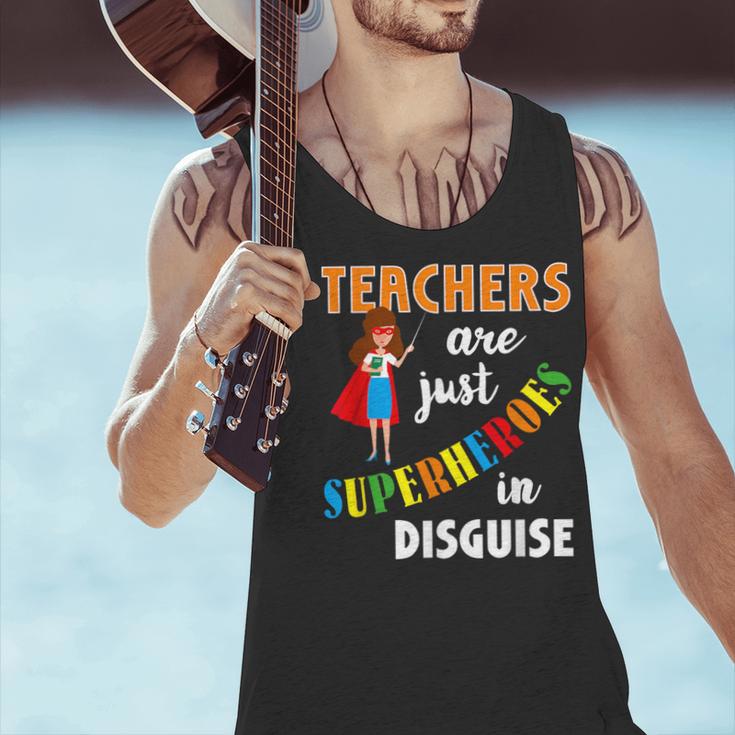 Teachers Are Superheroes Graduation School Teachers Men Tank Top, gift for family, gift for coworker