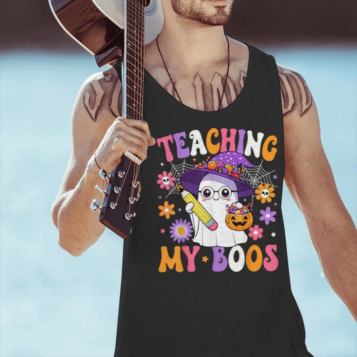 Teaching My Boos Teacher Ghost Teach Halloween Teacher Men Tank Top, gift for family, gift for coworker Teaching My Boos Teacher Ghost Teach Halloween Teacher Men Tank Top, gift for family, gift for coworker