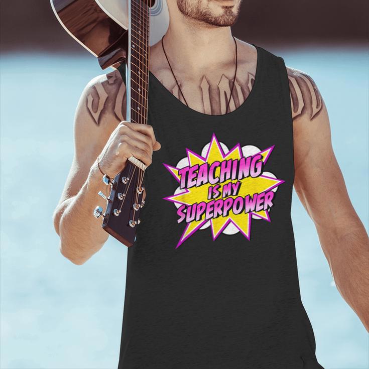 Teaching Is My Superpower Retro Comic Super Teacher Men Tank Top, Super Teacher Tank Tops, gift for family, gift for coworker Teaching Is My Superpower Retro Comic Super Teacher Men Tank Top, Super Teacher Tank Tops, gift for family, gift for coworker