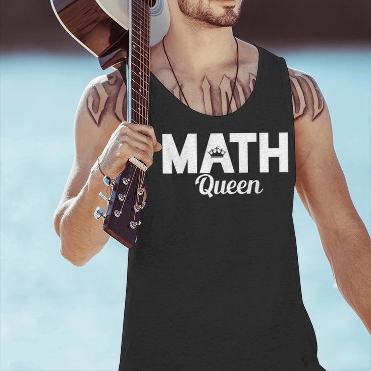 TeeArt Math Mathematics Queen Math Teacher Men Tank Top, gift for family, gift for coworker