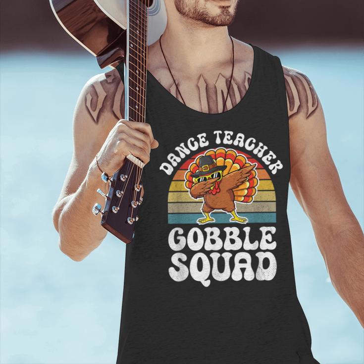 Thanksgiving Dance Teacher Gobble Squad Turkey Men Tank Top, gift for family, gift for coworker