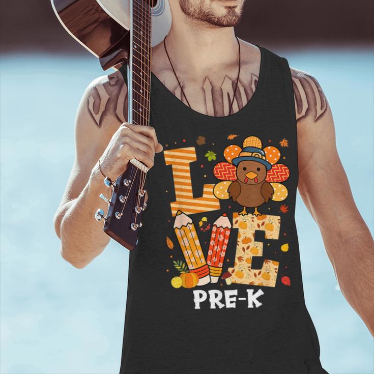 Thanksgiving Love Pre-K Teacher Turkey Autumn Fall For Men Women Girls Kids Men Tank Top, gift for family, gift for coworker Thanksgiving Love Pre-K Teacher Turkey Autumn Fall For Men Women Girls Kids Men Tank Top, gift for family, gift for coworker