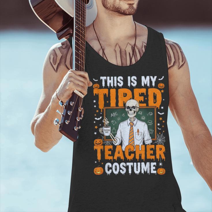 This Is My Tired Teacher Costume Halloween Costumes Men Tank Top, gift for family, gift for coworker This Is My Tired Teacher Costume Halloween Costumes Men Tank Top, gift for family, gift for coworker