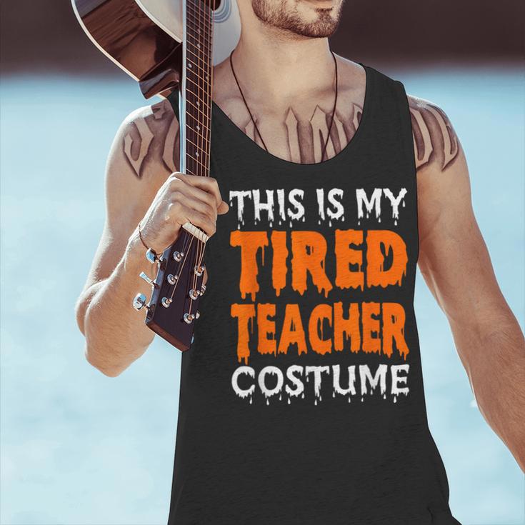 This Is My Tired Teacher Costume Quick Easy Lazy Halloween For Men Women Men Tank Top, gift for family, gift for coworker