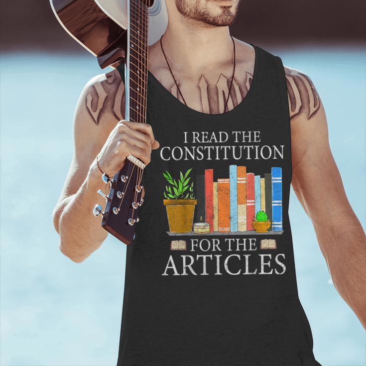 History Teacher I Read The Constitution For The Articles For Men Women Men Tank Top, History Teacher Tank Tops, gift for family, gift for coworker