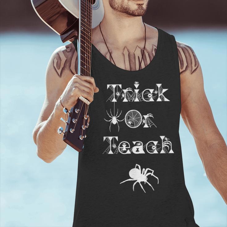 Trick Or Teach Halloween Teacher Shirt Teaching Spider Tee For Men Women Kids Men Tank Top, gift for family, gift for coworker