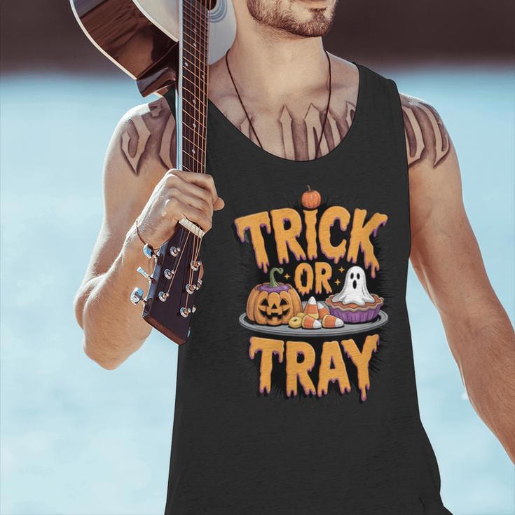 Trick Or Tray Halloween Cafeteria Teacher School Men Tank Top, gift for family, gift for coworker Trick Or Tray Halloween Cafeteria Teacher School Men Tank Top, gift for family, gift for coworker