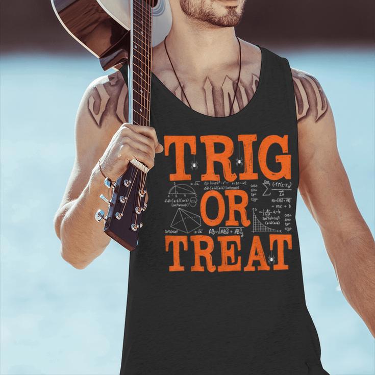 Trig Or Treat Trigonometry Math Teacher Halloween Men Tank Top, gift for family, gift for coworker Trig Or Treat Trigonometry Math Teacher Halloween Men Tank Top, gift for family, gift for coworker