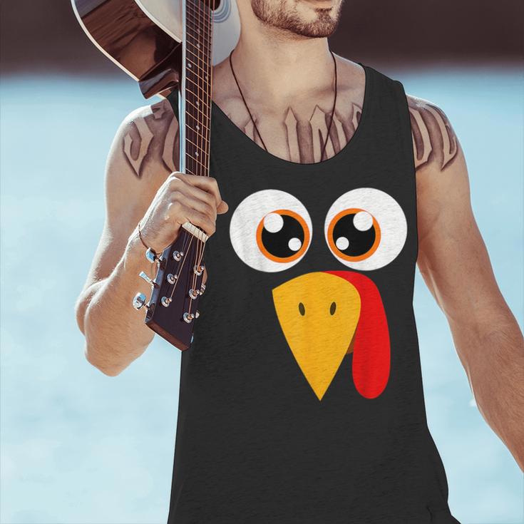 Turkey Face Halloween Costume Thanksgiving Teacher Nurse Men Tank Top, gift for family, gift for coworker
