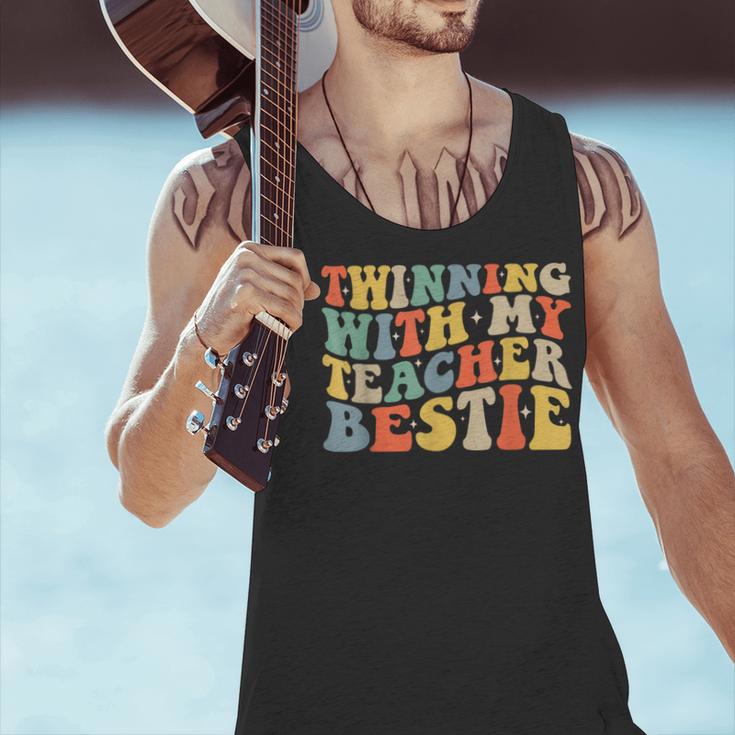Twin Day Friends Teacher Twinning With My Bestie Matching Men Tank Top, gift for family, gift for coworker Twin Day Friends Teacher Twinning With My Bestie Matching Men Tank Top, gift for family, gift for coworker