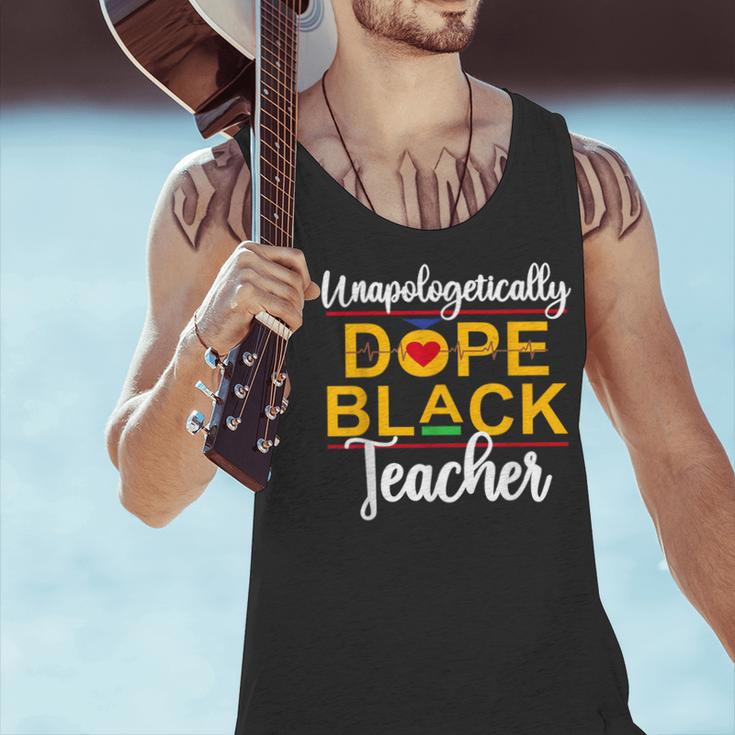 Unapologetic Dope Teacher African American Melanin Men Tank Top, gift for family, gift for coworker