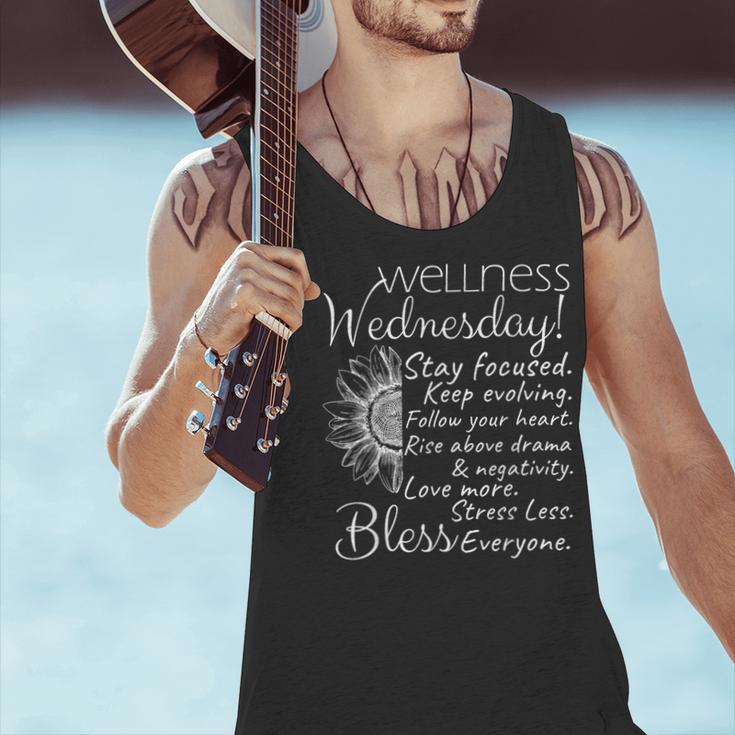 Wellness Wednesday Nurse Counselor Teacher Quotes Men Tank Top, gift for family, gift for coworker