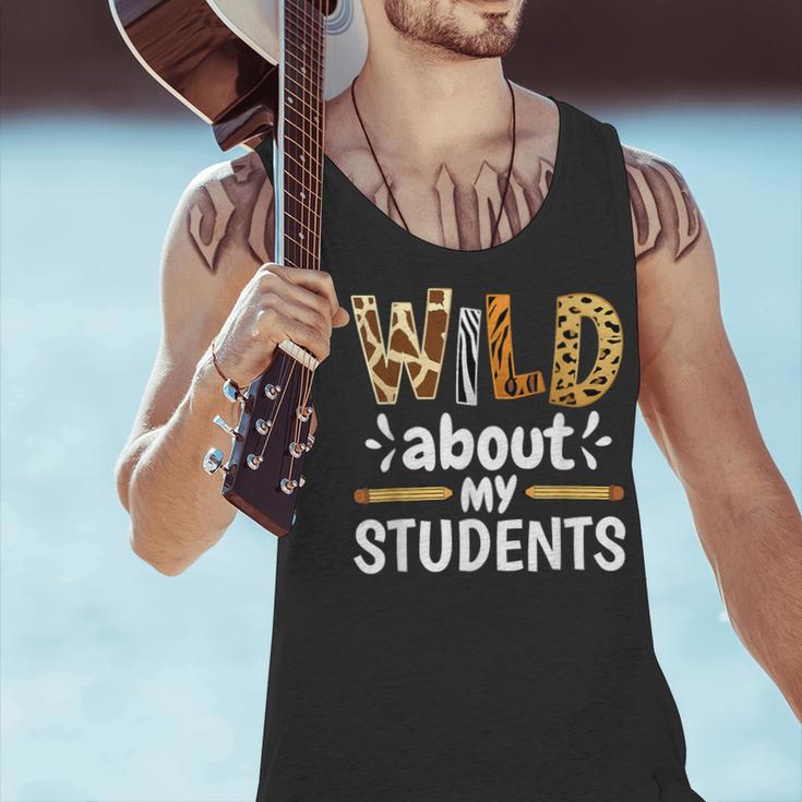 Wild About My Students School Teachers And Students Men Tank Top, gift for family, gift for coworker