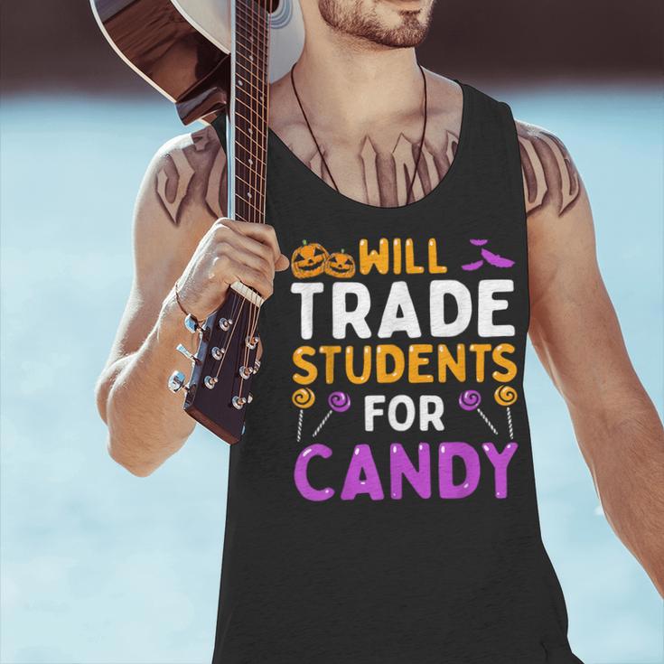 Will Trade Students For Candy Cute Halloween Costume Teacher For Men Women Kids Men Tank Top, gift for family, gift for coworker