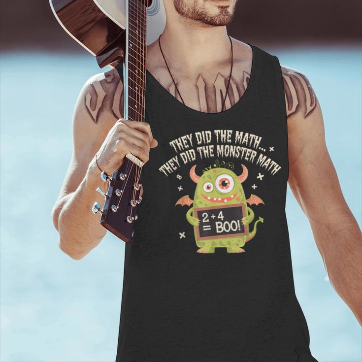 They Did The Math They Did The Monster Math Teacher Student Men Tank Top, gift for family, gift for coworker They Did The Math They Did The Monster Math Teacher Student Men Tank Top, gift for family, gift for coworker