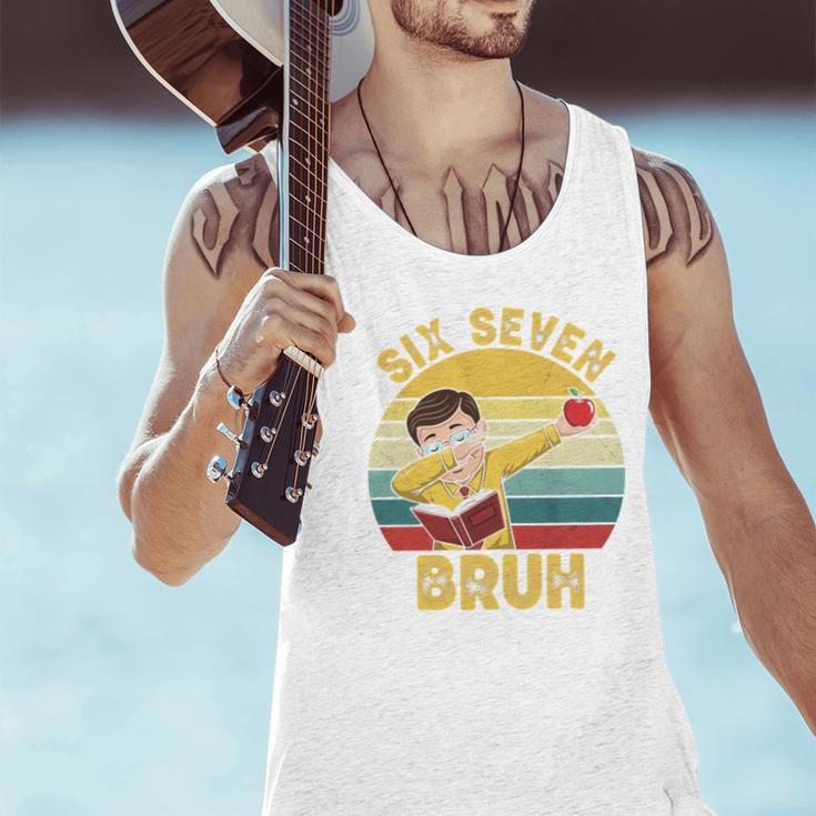 67 Meme Six Seven Bruh Retro Dabbing Teacher School Men Tank Top, gift for family, gift for coworker 67 Meme Six Seven Bruh Retro Dabbing Teacher School Men Tank Top, gift for family, gift for coworker